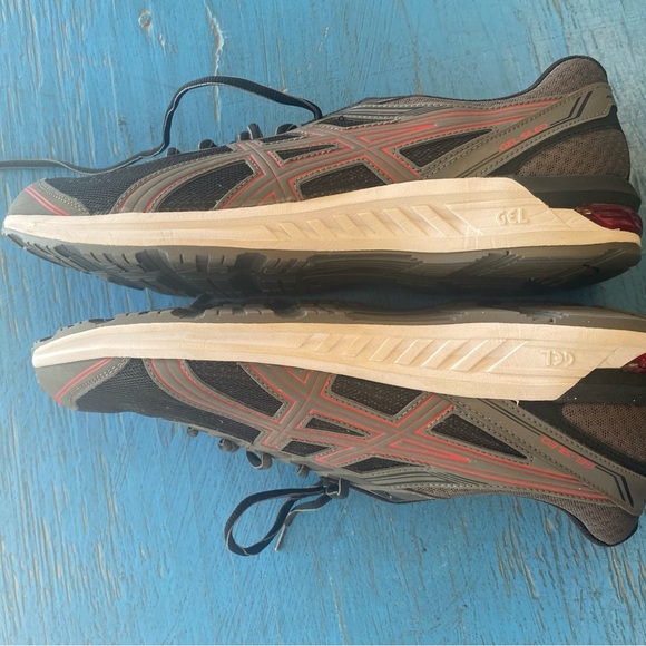 Asics Black and Gray Athletic Sneakers - Picture 1 of 4